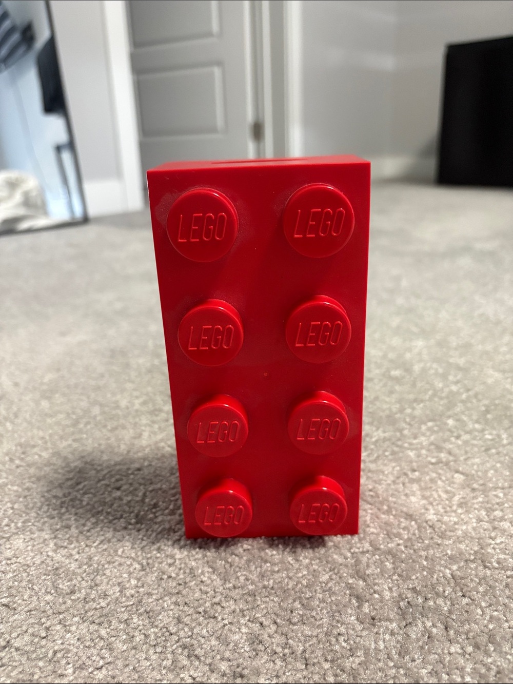 Lego Red Brick Coin Bank